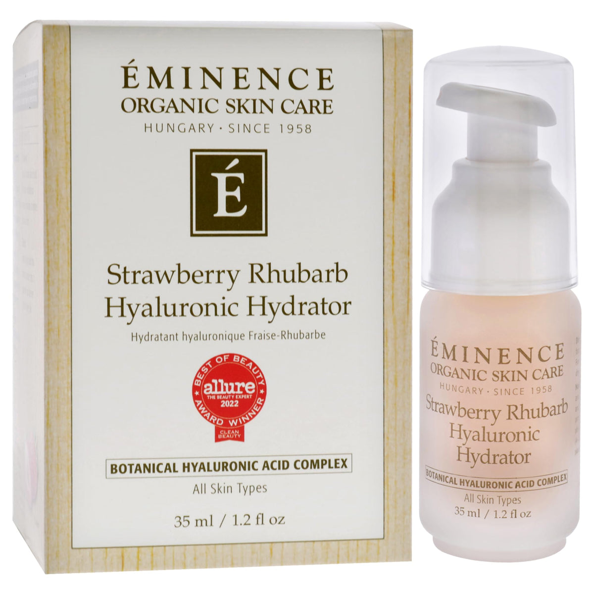Eminence cream on spatula demonstrating smooth application and easy absorption
