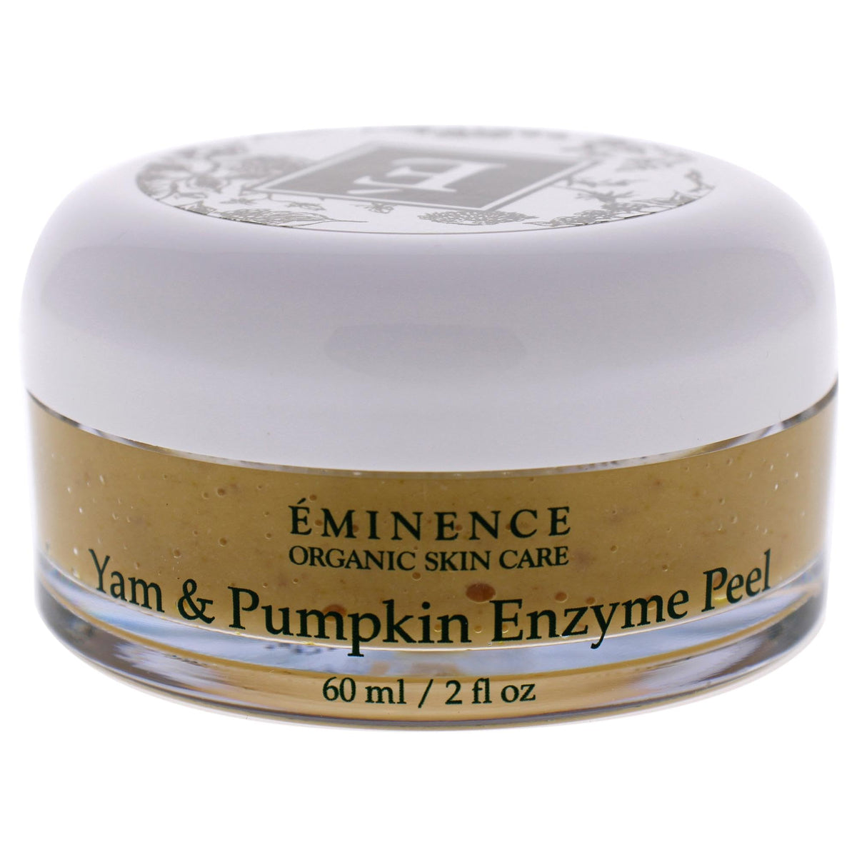 close-up texture of Eminence peel showing creamy botanical formula and smooth finish