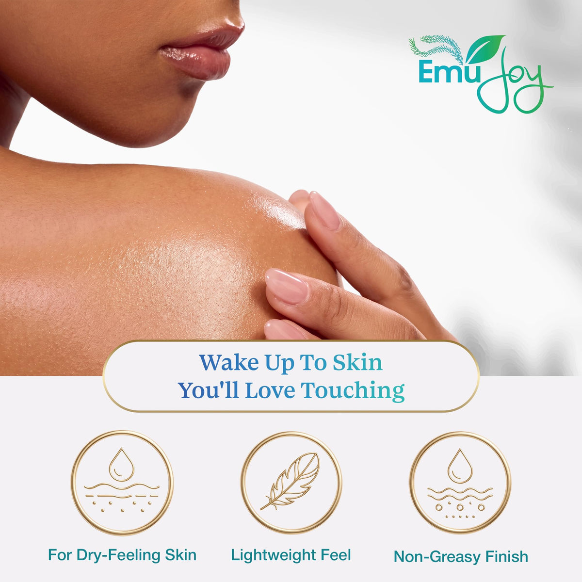 Drop of Emu Joy emu oil from pipette showing precise application benefit