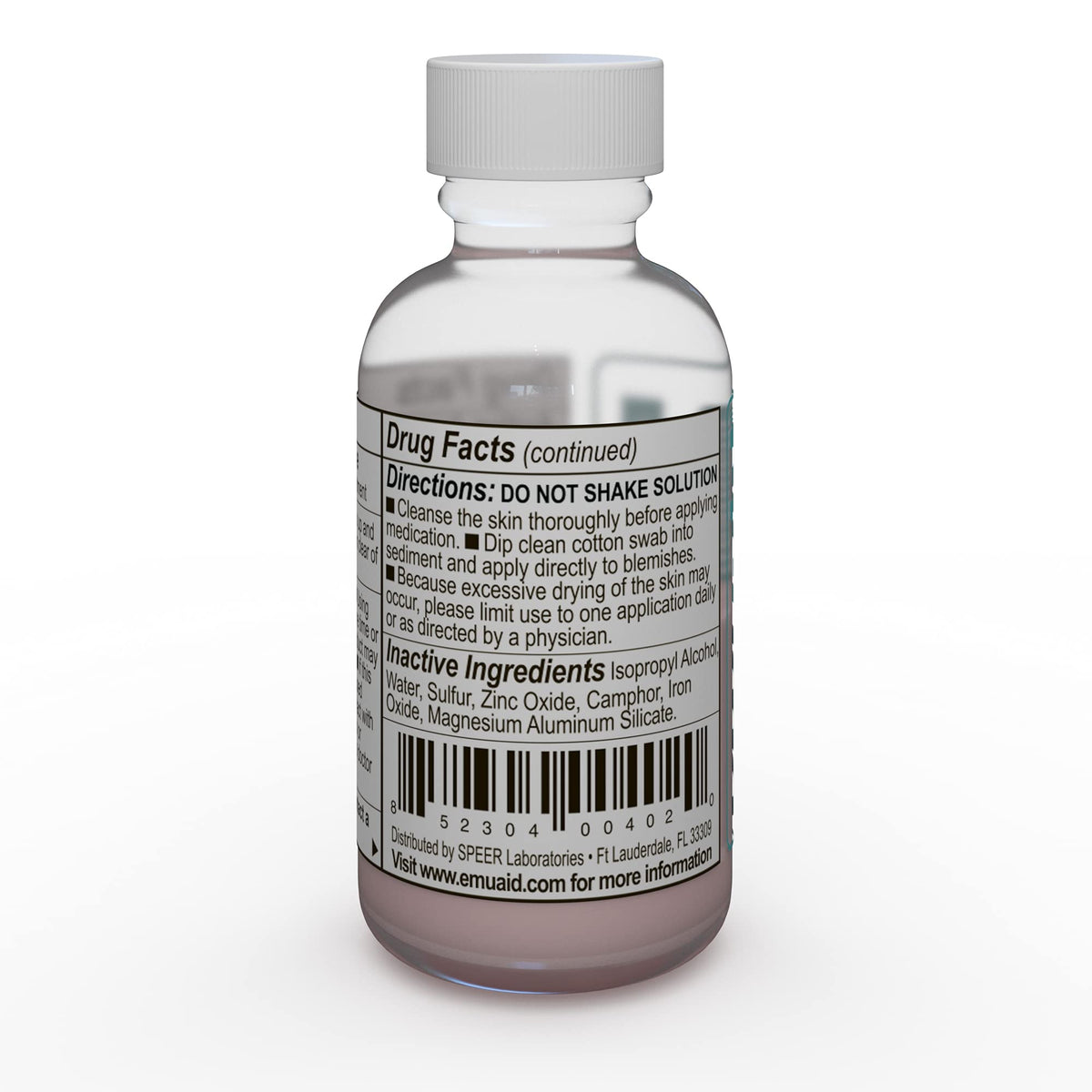 emuaid jar on nightstand suggesting convenient overnight spot treatment routine