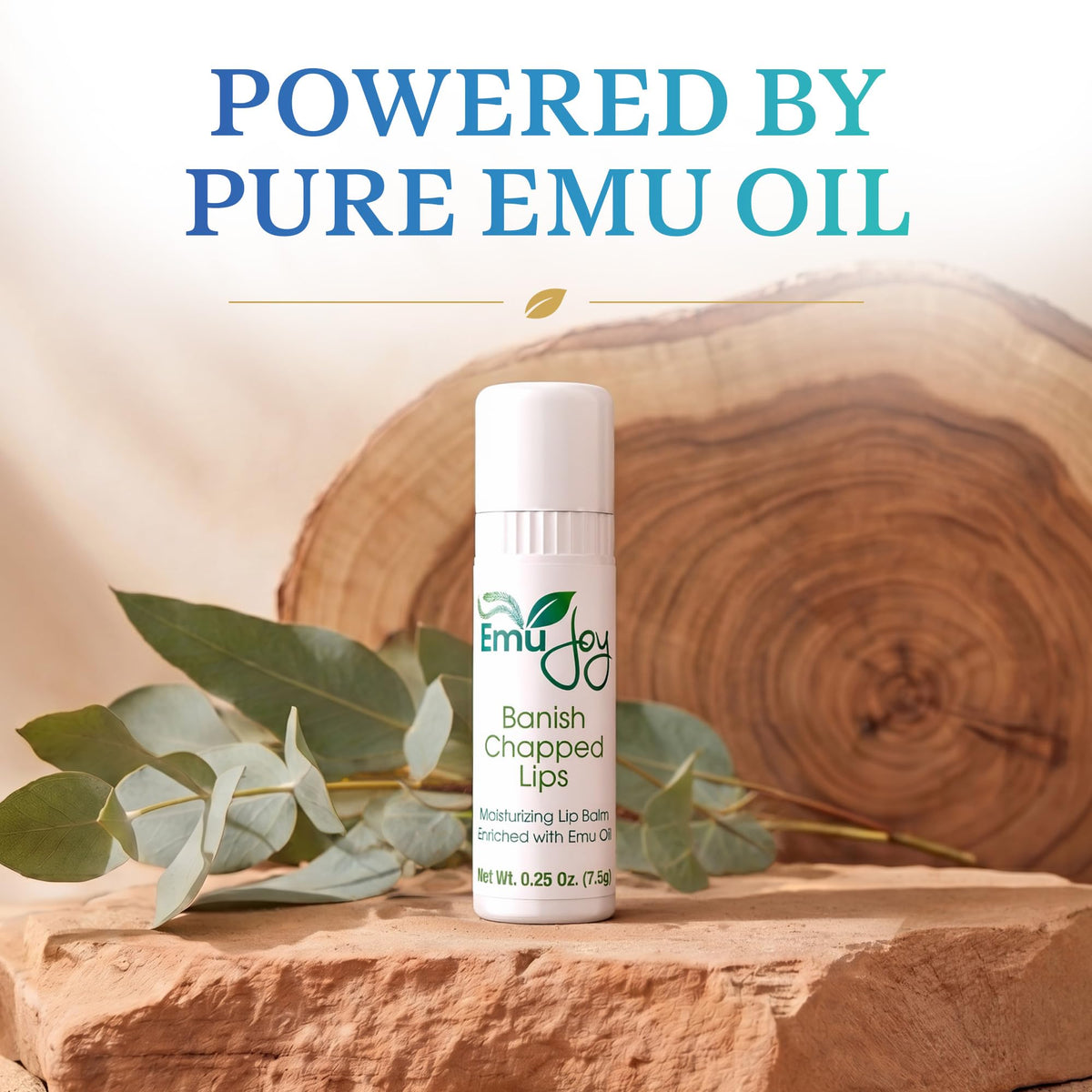 Emu Joy tube in a purse showing portable family-friendly benefit