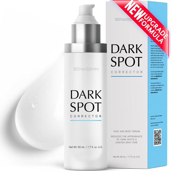 EnaSkin front packaging showing product tube and benefits
