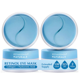 Enaskin Naturals front packaging showing 60 pairs and product benefits