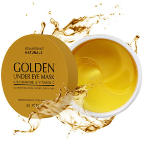 Enaskin Naturals front packaging showing product benefits and 24K gold