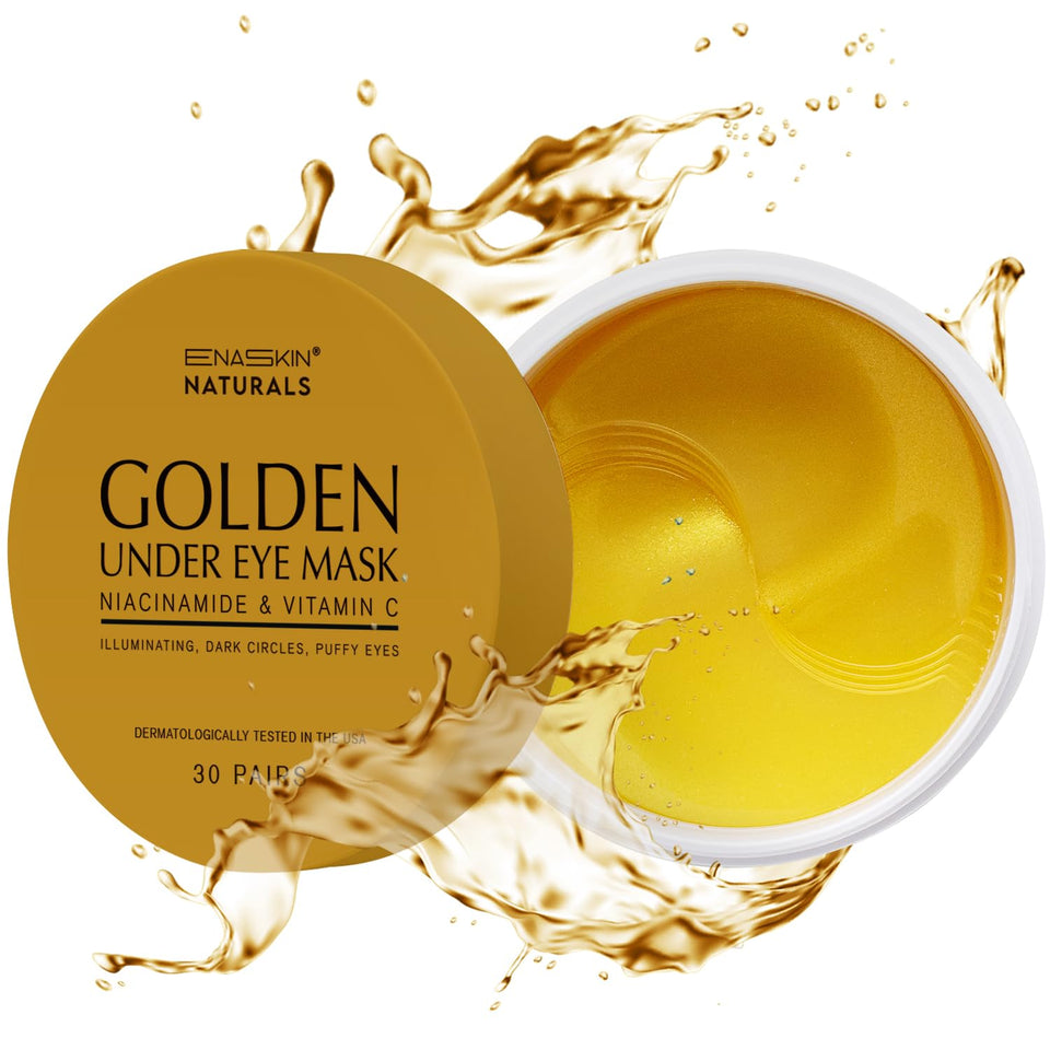 Enaskin Naturals front packaging showing product benefits and 24K gold