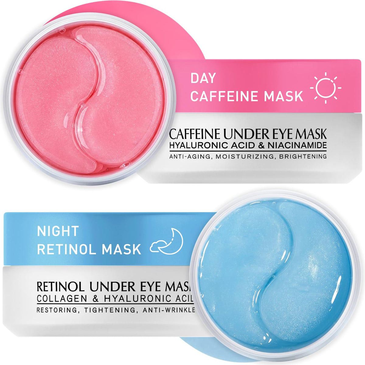Enaskin Naturals front packaging showing dual-formula kit and benefits
