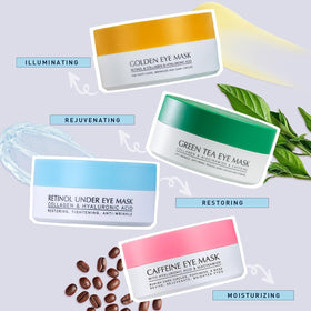 Enaskin Naturals lifestyle shot of woman applying patches for quick skincare boost