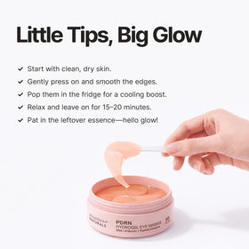 Enaskin Naturals patch next to hand showing size and targeted coverage benefit