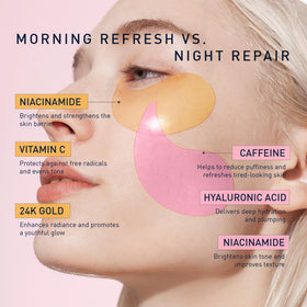 Enaskin Naturals rosy caffeine patch close-up highlighting texture