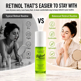 Enaskin Naturals label showing key actives for anti-aging and skin comfort