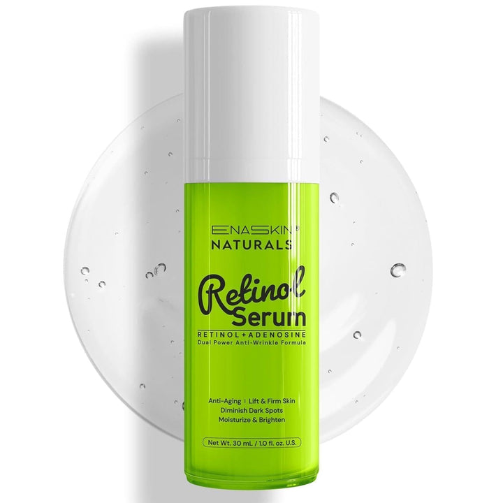 Enaskin Naturals front bottle showing clean packaging and easy dispensing