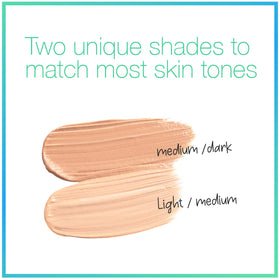 End-zit close-up texture of lotion showing smooth coverage and fast drying benefit