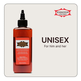 ENDOTEN CONTROL ingredients label detail with ginseng and amino complex for scalp nourishment