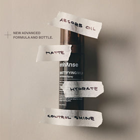 ENHANSE close-up nozzle spraying fine mist for quick oil control