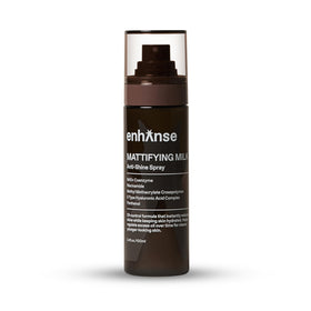 ENHANSE front packaging showing travel-size bottle and matte finish