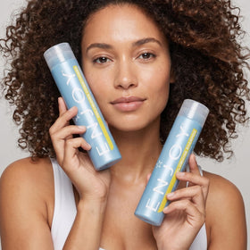 Enjoy after wash hair with visible volume and shine benefit