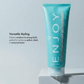 Enjoy application in hand demonstrating easy dispensing and precise control for styling