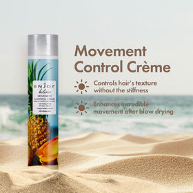 Enjoy cream texture close-up highlighting lightweight feel and smooth application