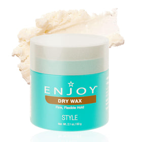 Enjoy jar front view showing label and matte finish benefit