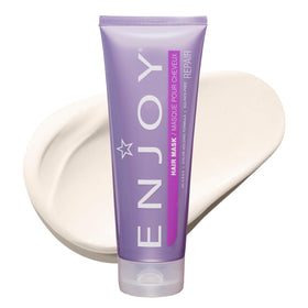 Enjoy hair mask front tube showing label and benefits