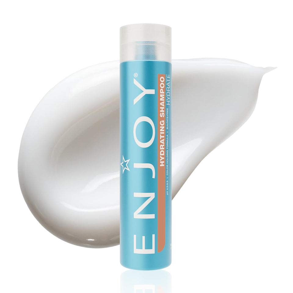 Enjoy shampoo front packaging showing bottle and branding for easy recognition