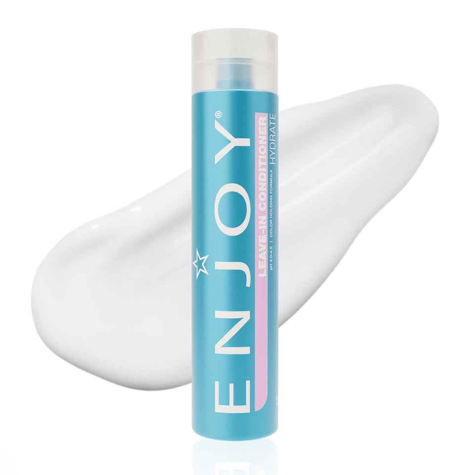 Enjoy front bottle view showing product branding and benefits