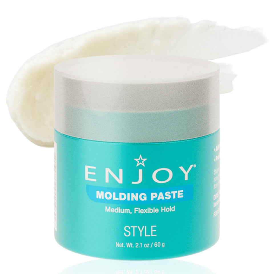Enjoy molding paste front jar showing label and size for easy identification and travel-friendly convenience