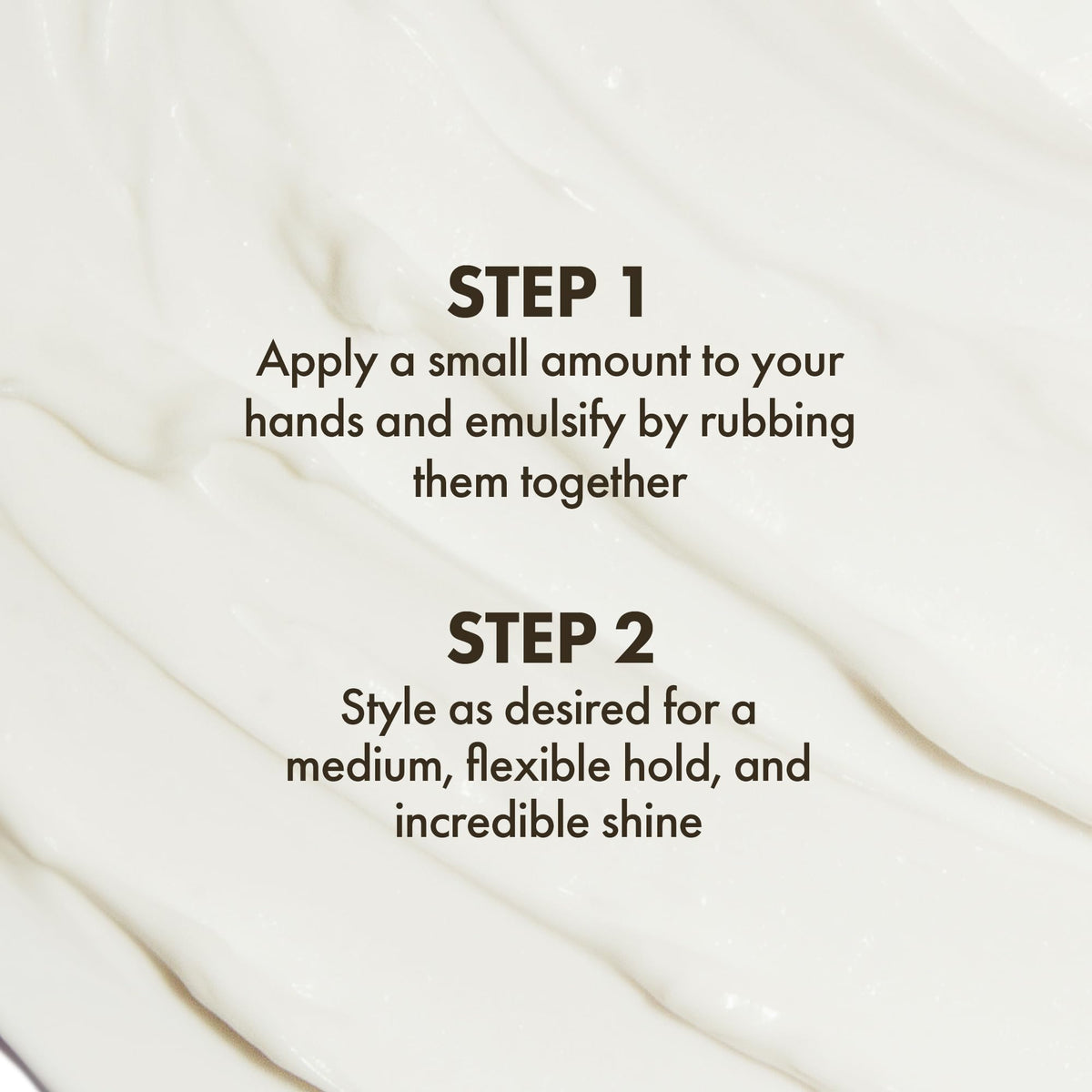 Open jar of Enjoy molding paste showing smooth paste surface for easy scooping and even distribution