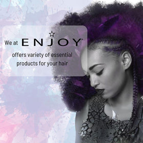 Enjoy Sculpt before and after on curls demonstrating definition and softness