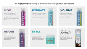 Enjoy Sculpt jar on bathroom counter lifestyle shot inspiring everyday use