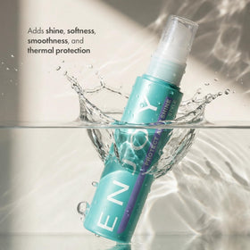 Enjoy serum nozzle close-up illustrating precise dispensing and easy application control