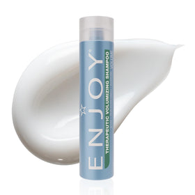 Enjoy shampoo front packaging showing 10.1 fl oz bottle and branding for volumizing benefits