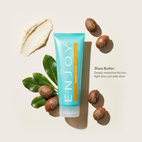 Enjoy applying shaping lotion to damp hair for easy styling