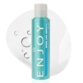 Enjoy front packaging showing bottle and clear label for easy identification and shelf appeal