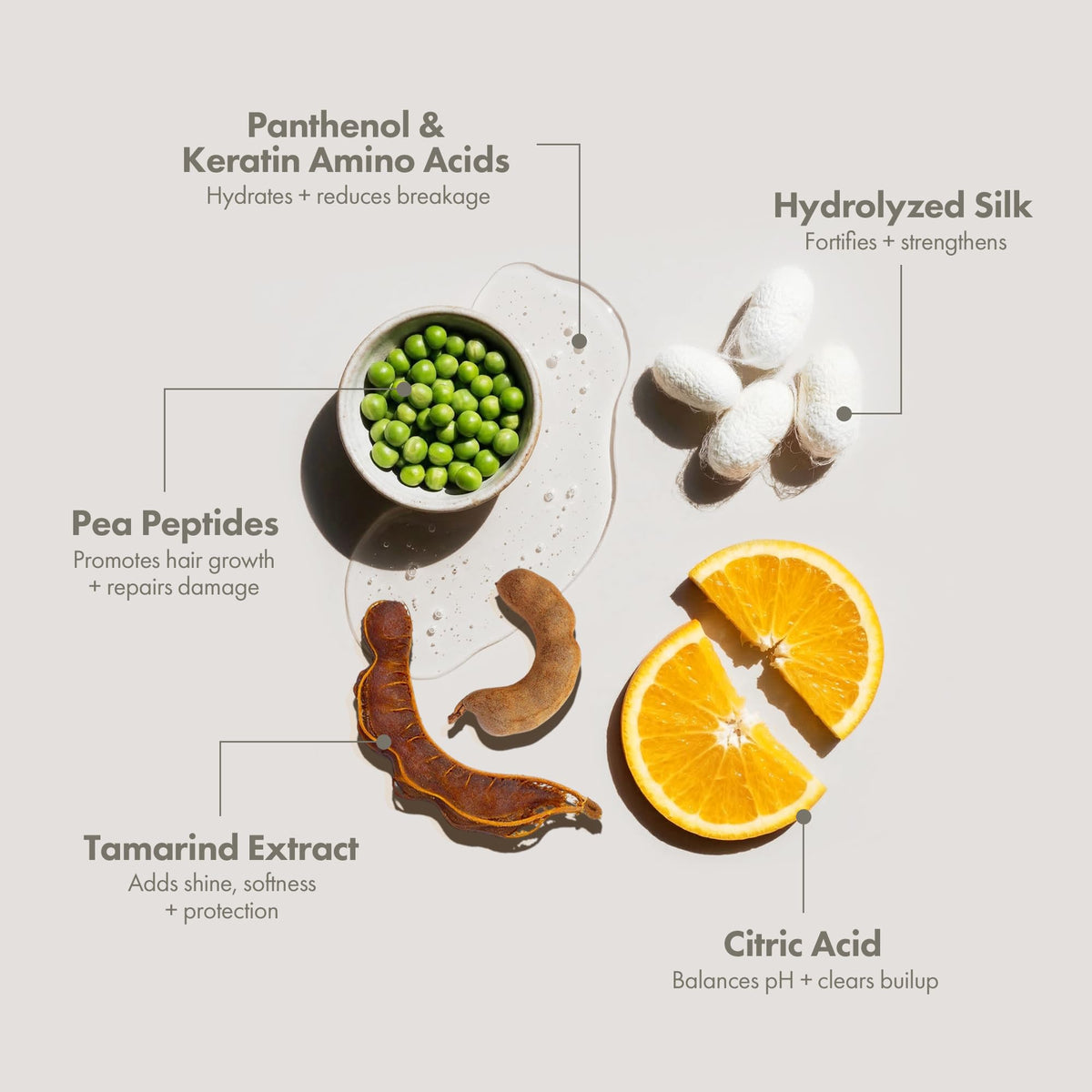 Enjoy creamy shampoo texture on palm demonstrating hydration