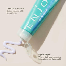 Enjoy open jar showing creamy texture and lightweight finish for styling