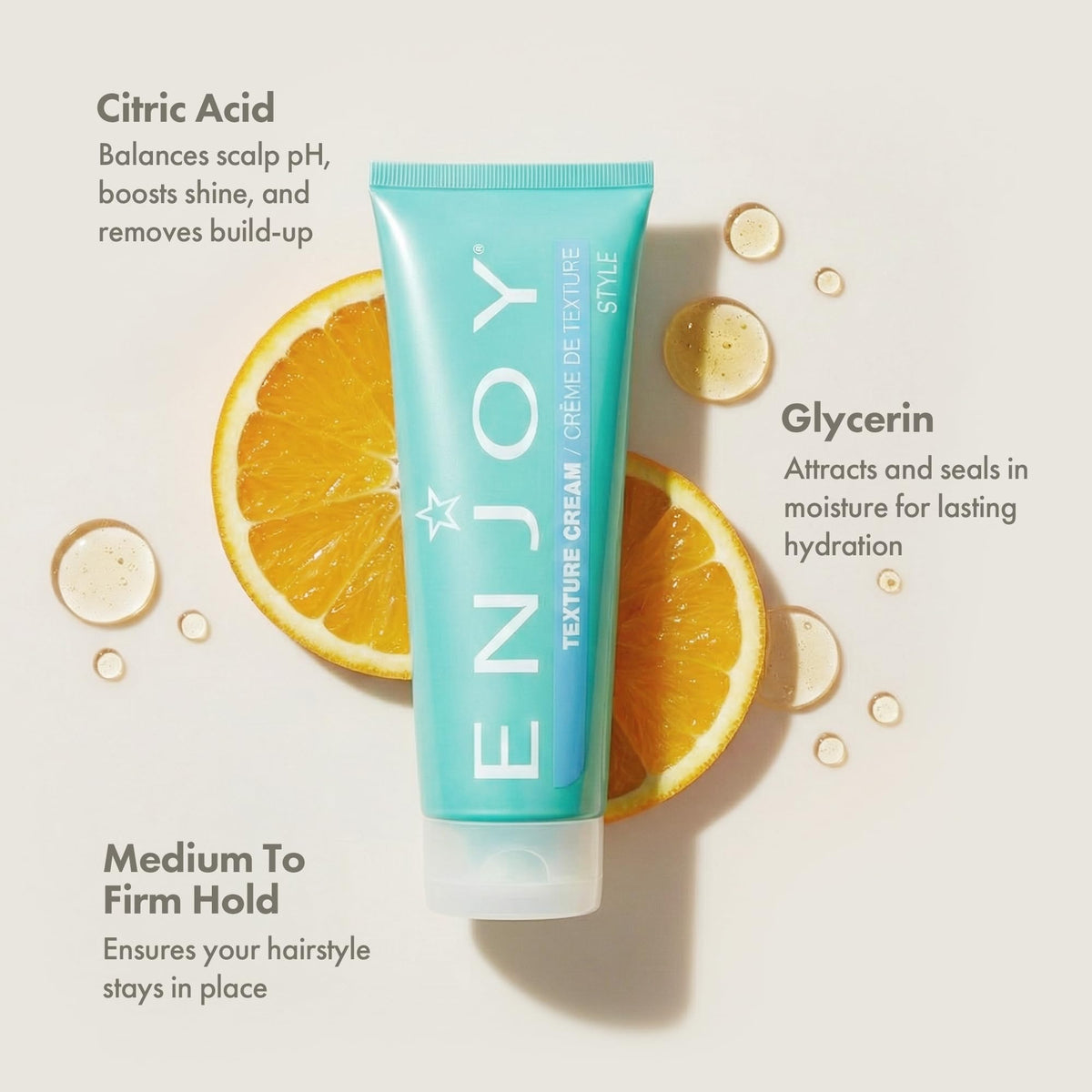 Enjoy cream on hand ready to apply with smooth spreadability benefit