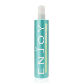 Enjoy thermal spray front packaging showing product benefit and size