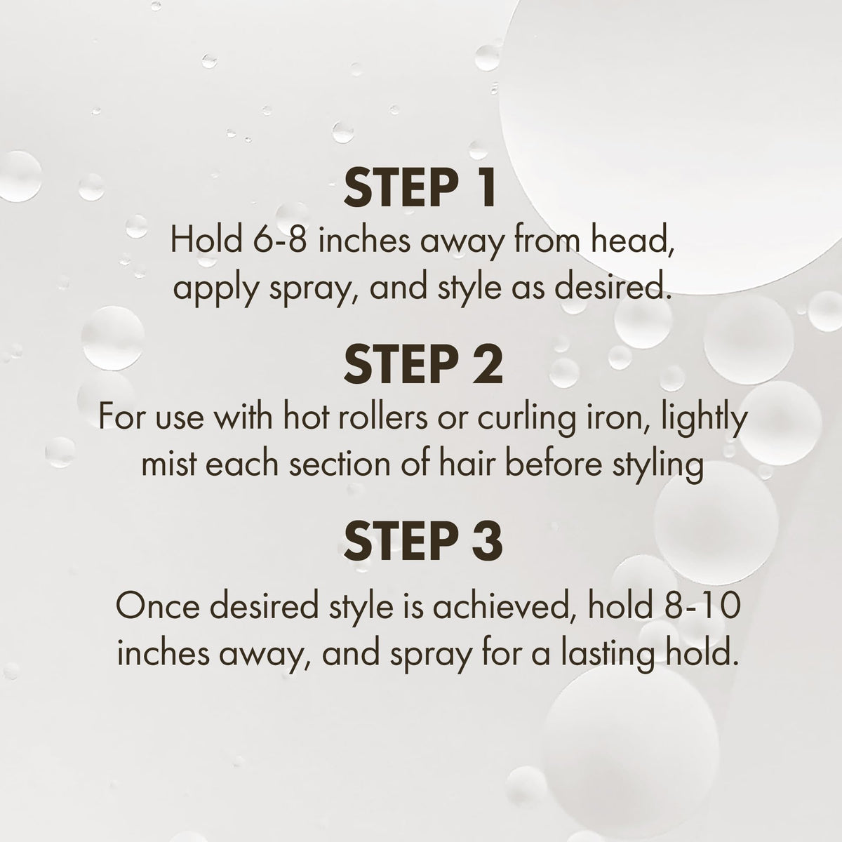 Enjoy thermal spray being used before curling for heat protection