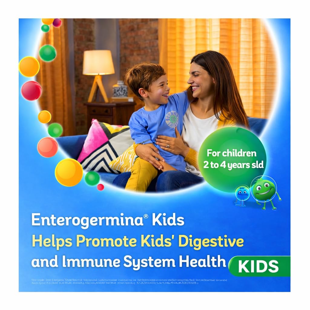 Generic EnterogerminaKids travel pouch with vials for hassle-free packing