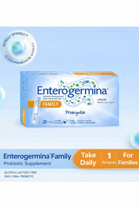 EnterogerminaAdult single vial close-up highlighting pre-measured convenience