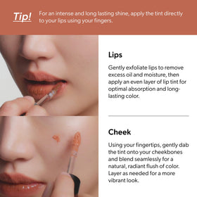ENTROPY MAKE UP lifestyle model wearing tint for effortless everyday glow