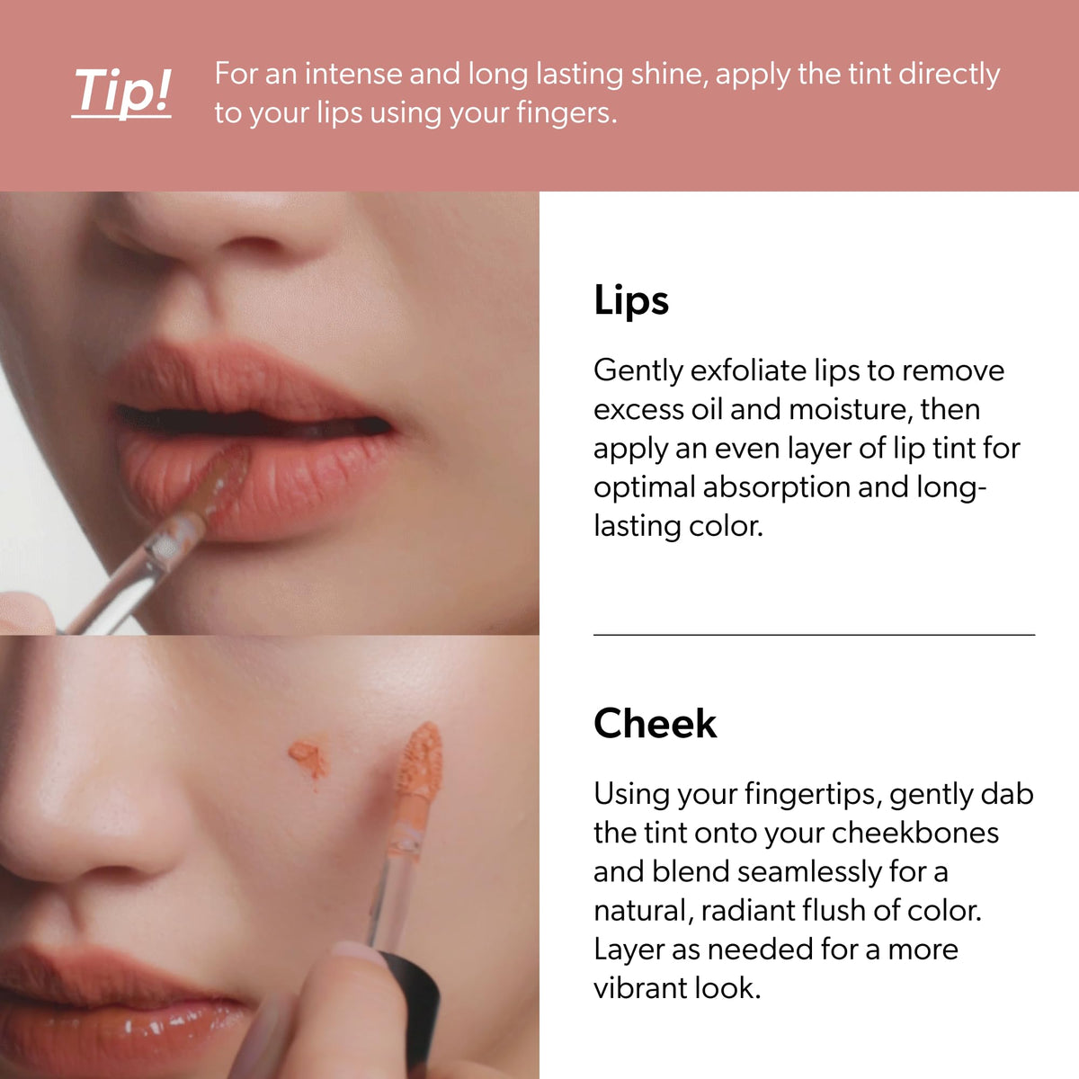 ENTROPY MAKE UP lifestyle shot of tint in a purse for on-the-go touch-ups