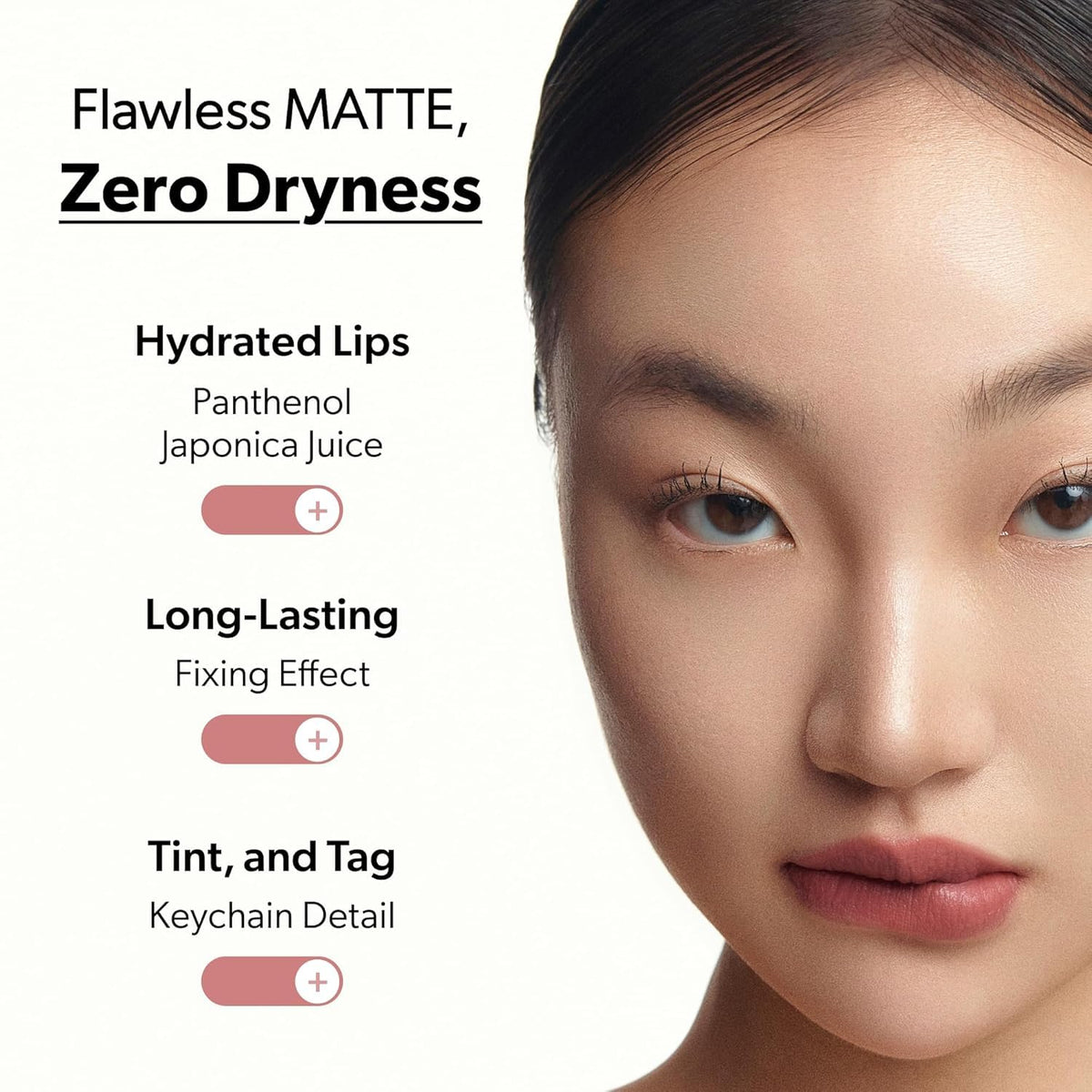 ENTROPY MAKE UP texture swab displaying velvet-mousse finish and soft-blur effect