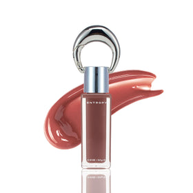 ENTROPY MAKE UP front packaging shows sleek tube and Spinel Charm shade benefit