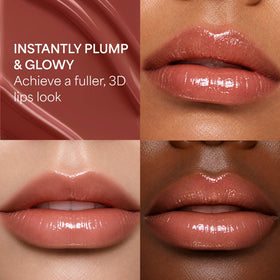 ENTROPY MAKE UP texture swipe reveals glossy gel finish for comfortable wear