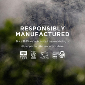 EO bottle label detail showing ingredients and clean formulation benefit