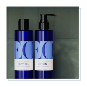 EO bottle beside common items for scale showing portable travel-friendly benefit