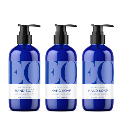 EO bottle front packaging showing label and lavender scent benefits