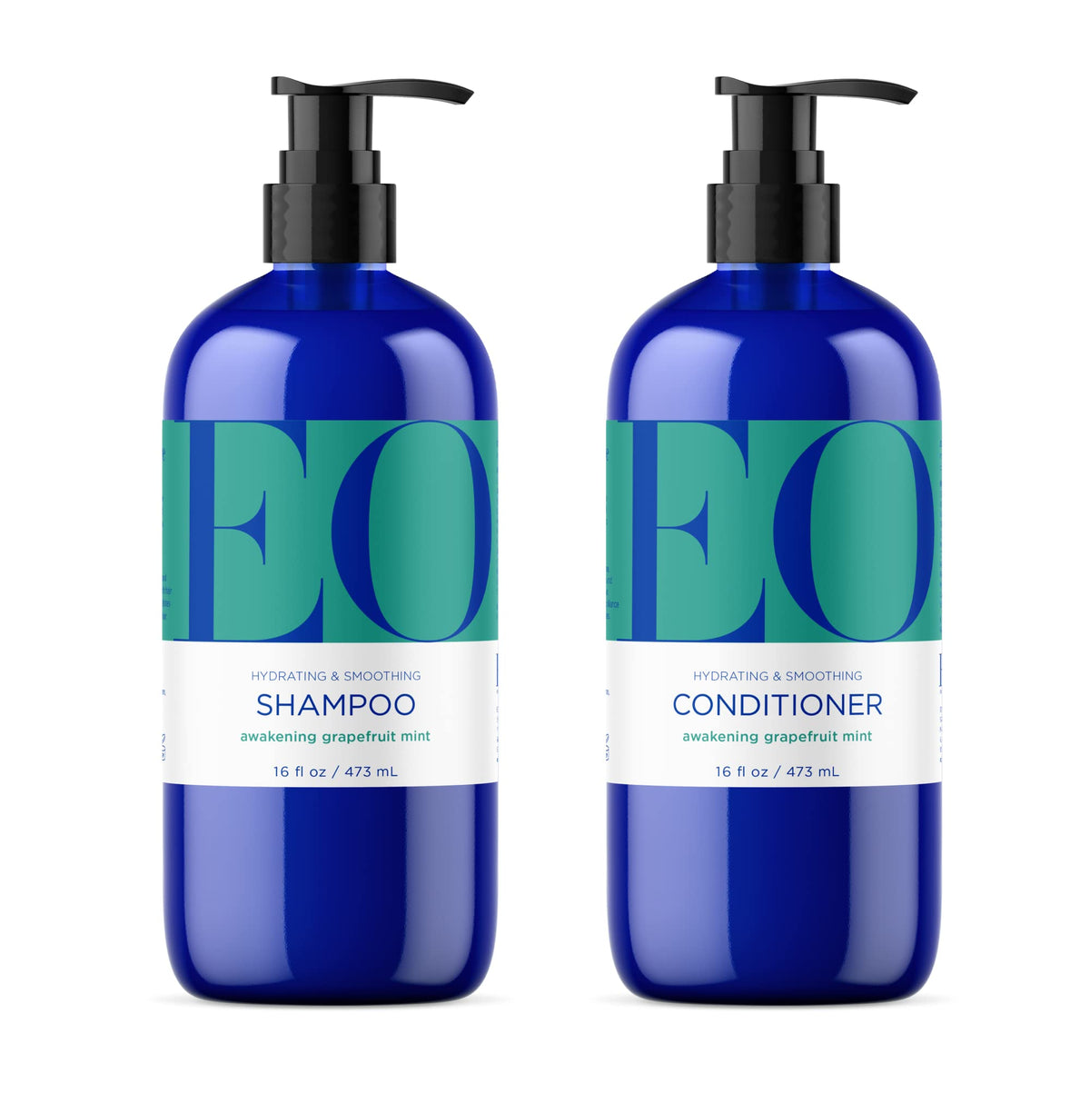 EO grapefruit and mint front packaging shows both 16oz bottles with bright scent